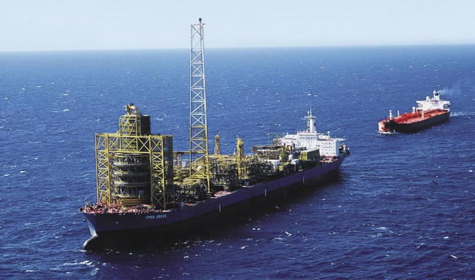 FPSO construído pela SBM,  também uma das patrocinadortas