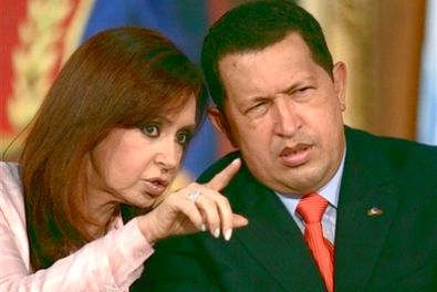 Hugo Chávez e Cristina Kirchner