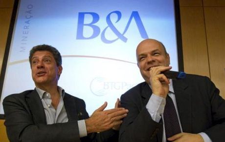 Roger Agnelli, proprietário da AGN Participações, e Eduardo Ledsham, presidente da B&A Mineração