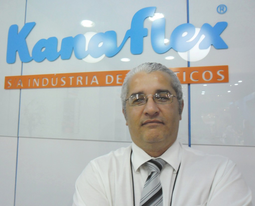 Paulo Lima, supervisor de vendas, divisão de infraestrutura da Kanaflex - Rio Oil & Gas 2012