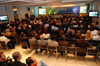 Mesa de Abertura do 7° Encontro Nacional do Prominp, em 2012