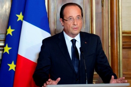 Presidente francês, François Hollande