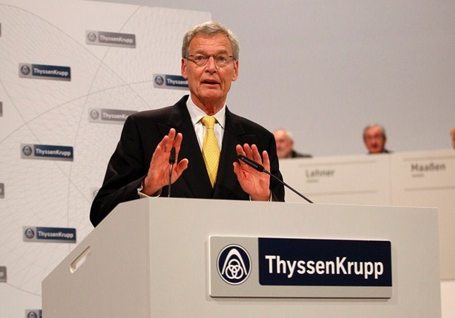 Gerhard Cromme, presidente de conselho da ThyssenKrupp