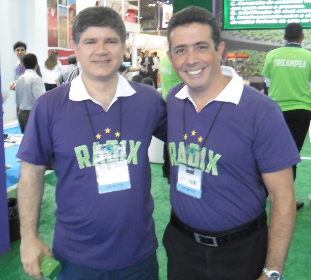 Luiz Eduardo Rubião, presidente da Radix, e Flávio Guimarães, diretor da Radix em Houston. 