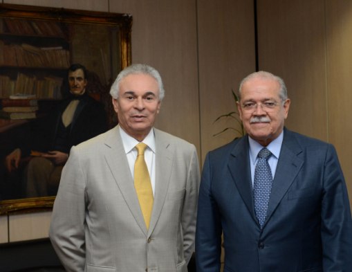 Secretário Carlos Costa e o ministro dos Transportes, Carlos Costa