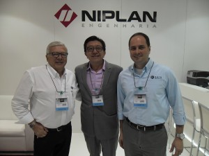 Joaquim Maia, da Gaia, Paulo Nishimura, da Niplan, e Rodrigo Quadros, da Gaia.