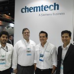 Luiz Guimarães, Rafael Teixeira, Gustavo Oliveira e Giancarlo da Silva, da Chemtech.