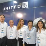 Nicholas Rivelli, Marcio Adler, Alessandra Goncalves, Isabel Bartholomeu e Lucia Lima - United Airlines
