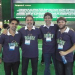 Pauliran Costa, engenheiro de desenvolvimento de negócios da Radix, Luciano Galvão, gerente de eventos, Paulo Rêgo, sócio e gerente-geral, e Alexander Clausbruch, gerente geral.