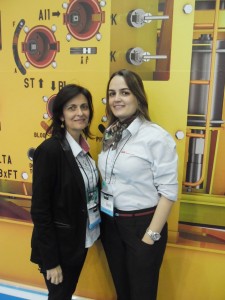 Rosângela Nuccara e Mariana Pietrani, da FMC Technologies.