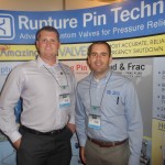 Travis Pyatt, gerente de vendas da Rupture Pin Technology / Nathan Henderson, gerente de vendas da Taylor Vaetrix