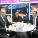 Silvio Leimig, diretor de Suape, Guilherme Paulino, diretor comercial da Brück, e Caio Ramos, CEO de Suape.