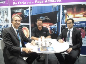 Silvio Leimig, diretor de Suape, Guilherme Paulino, diretor comercial da Brück, e Caio Ramos, CEO de Suape.