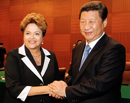 Dilma Rousseff e Xi Jinping