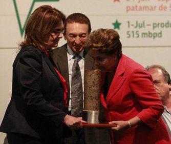 Graça Foster e Dilma Rousseff