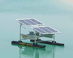 flutuador solar