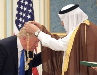 Donald Trump rei Salman