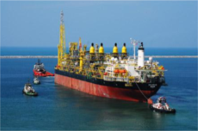 O FPSO do campo de Frade