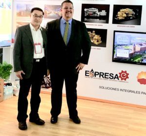 Sun Bao Fu, Presidente da Jihai, e Márcio Buzzani, da Thermo Solutions