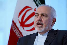 O ministro das Relações Exteriores do Irã, Mohammad Javad Zarif,