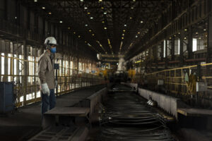 Laminação da Usina da ArcelorMittal na planta industrial de Resende-RJ. Credito ArcelorMittal NITRO