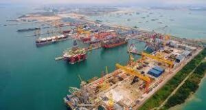 Estaleiro em Cingapura cheio de contratações de navios brasileiros da Petrobrás