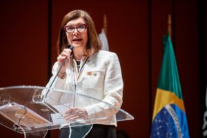 Magda Chambriard, presidente da Petrobrás há apenas dois meses