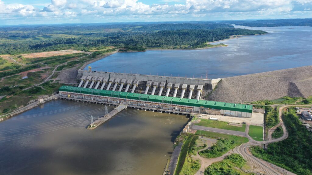 Imagens aéreas da Casa de Força Principal da UHE Belo Monte