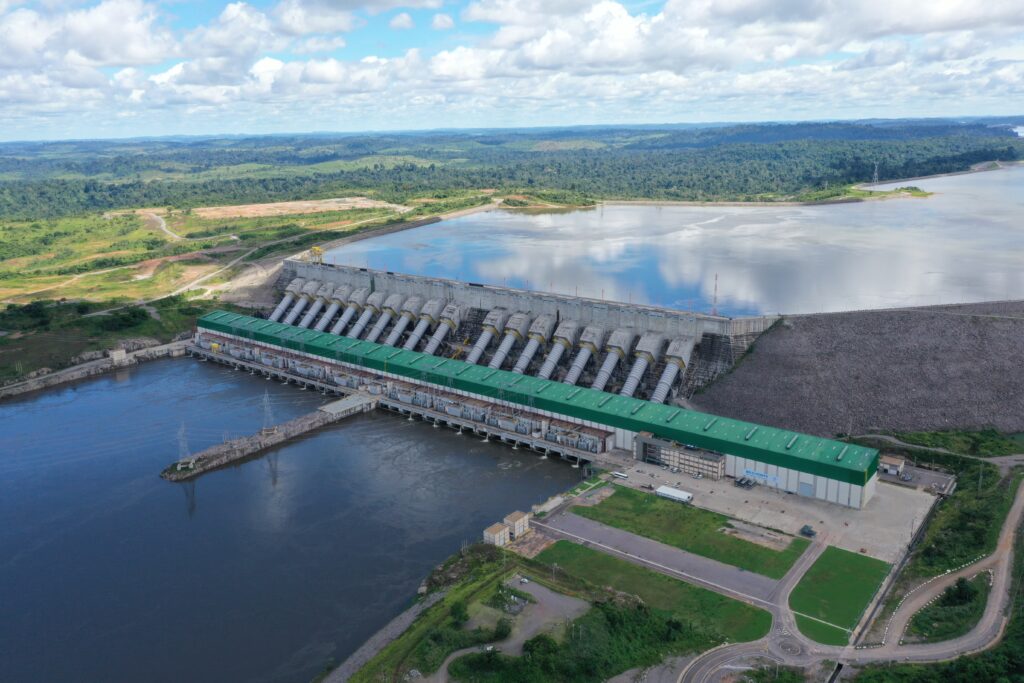 Imagens aéreas da Casa de Força Principal da UHE Belo Monte