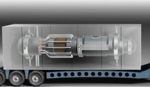 figura ilustrativa de microreator denrto de um contêiner