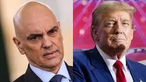 O foco de Donald Trump é o ministro Alexandre de Moraes.