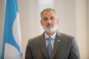 O secretário-geral da OPEP, Haitham Al Ghais