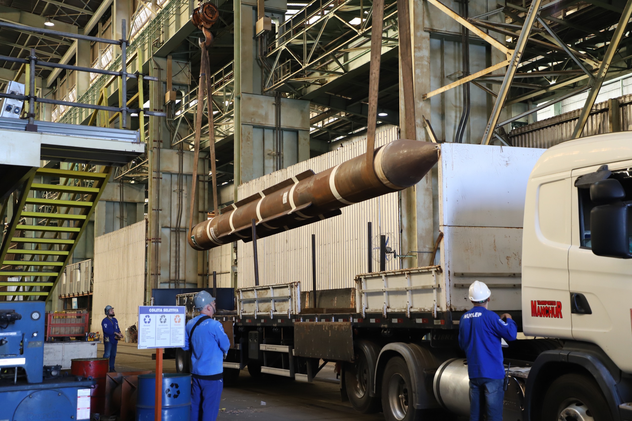 NUCLEP CONCLUI NOVAS ENTREGAS DE ESTACAS TORPEDO PARA A PETROBRÁS